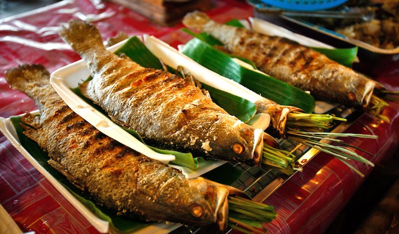 Cá suối nướng Sa Pa